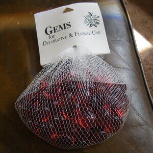 Glass Gems Dome Vase Filler Decorative Beads Marble Pebbles Stones Craft Decor